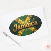 Jamaica ya mon ovale sticker (Envelop)