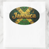 Jamaica ya mon ovale sticker (Tas)