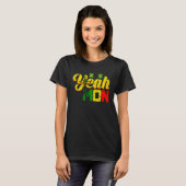 Jamaica Yeah Mon Caribbean Holiday Reggae Jamaican T-shirt (Voorkant volledig)
