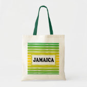 Jamaica Yellow Green Black Tote Bag (Voorkant)