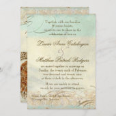 Jamaica Zee Turtle Modern Coastal Ocean Beach Kaart (Voorkant / Achterkant)