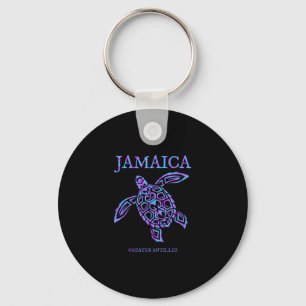 Jamaica Zeeschildpad Jamaica Vrouwen Meisjes Vakan Sleutelhanger