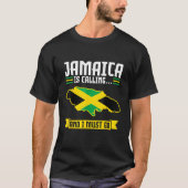 Jamaica zegt dat ik moet gaan naar Jamaicaanse erf T-shirt (Voorkant)