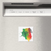 Jamaica Zion Lion Magnet (Insitu (Vaatwasser))