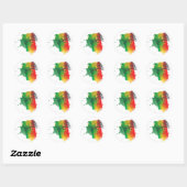 Jamaica Zion Lion Sticker (Vel)