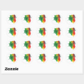 Jamaica Zion Lion Sticker (Vel)