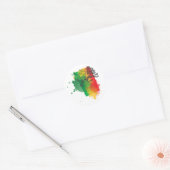 Jamaica Zion Lion Sticker (Envelop)