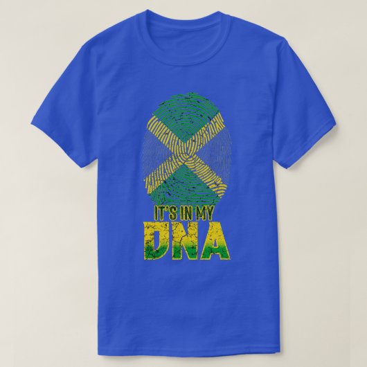 Jamaica zit in mijn DNA T-shirt (Design voorkant)