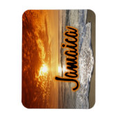 Jamaica-zonsondergang Magneet (Verticaal)
