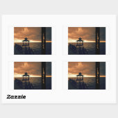 Jamaica Zonsondergang schilderachtig Sticker (Vel)