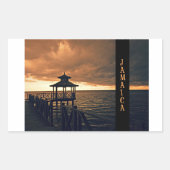 Jamaica Zonsondergang schilderachtig Sticker (Voorkant)