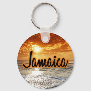 Jamaica-zonsondergang Sleutelhanger