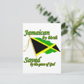 Jamaicaan bij de geboorte gered door de genade van briefkaart (Staand voorkant)