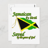 Jamaicaan bij de geboorte gered door de genade van briefkaart (Voorkant / Achterkant)