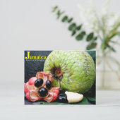 Jamaicaan Breadfruit en Ackee Fruit 2k17 Briefkaart (Staand voorkant)