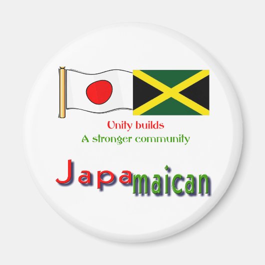 Jamaicaan-canadees Magneet (Voorkant)