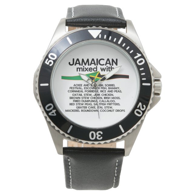 Jamaicaan gemengd met Jamaica Horloge (Voorkant)