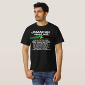 Jamaicaan gemengd met Jamaica Proud Group overeenk T-shirt (Voorkant volledig)