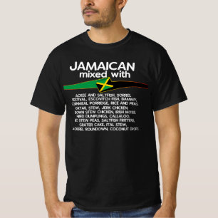 Jamaicaan gemengd met Jamaica Proud Group overeenk T-shirt