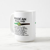 Jamaicaan gemengd met Jamaica Proud Koffiemok (Voorkant links)