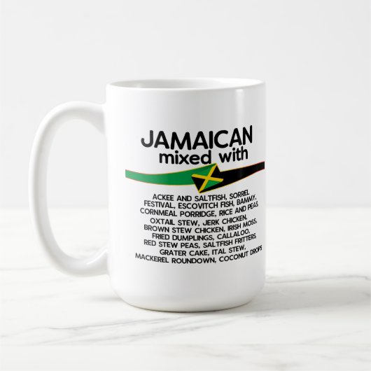 Jamaicaan gemengd met Jamaica Proud Koffiemok (Links)