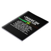 Jamaicaan gemengd met Jamaica Proud Notitieboek (Linkerzijde)