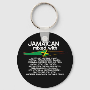 Jamaicaan gemengd met Jamaica Proud Sleutelhanger