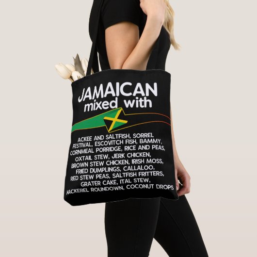 Jamaicaan gemengd met Jamaica Proud Tote Bag (Dichtbij)