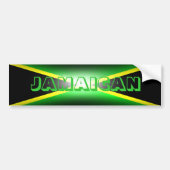 Jamaicaan Jamaica Bumpersticker (Voorkant)