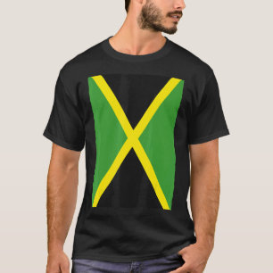 Jamaicaan Retro vlag Jamaica T-shirt