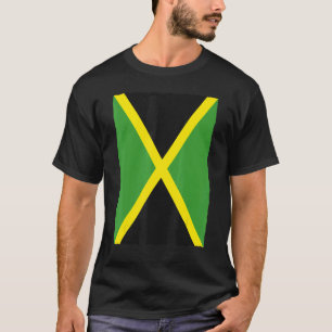 Jamaicaan Retro  vlag Jamaica T-shirt