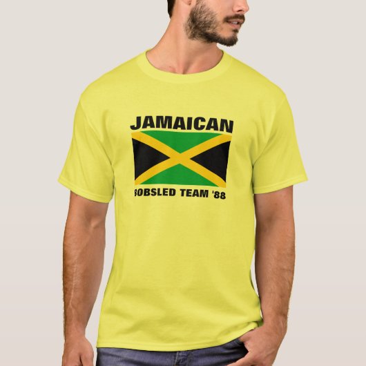 Jamaicaans Bobsled Team '88 T-Shirt (Voorkant)