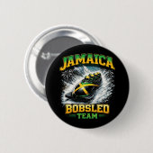Jamaicaans Bobslee Team Ronde Button 5,7 Cm (Voorkant /achterkant)
