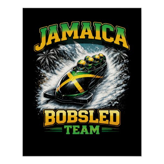 Jamaicaans Bobsleeteam Perfect Poster (Voorkant)