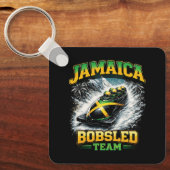 Jamaicaans Bobsleeteam Sleutelhanger (Voorkant)