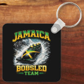 Jamaicaans Bobsleeteam Sleutelhanger (Achterkant)
