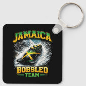 Jamaicaans Bobsleeteam Sleutelhanger (Achterkant)