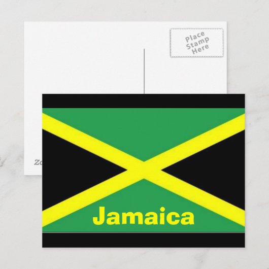 Jamaicaans Briefkaart (Voorkant / Achterkant)