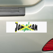 jamaicaans bumpersticker (Op auto)