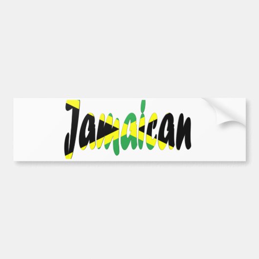 jamaicaans bumpersticker (Voorkant)