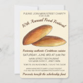 Jamaicaans Caribisch Voedselfestival Bulla Cakes Kaart (Voorkant)