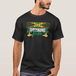 Jamaicaans Drink team Jamaica Flag Beer Mannen Wom T-shirt