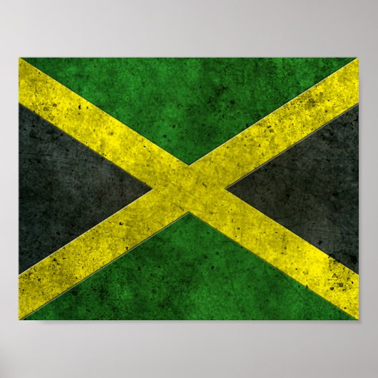 Jamaicaans effect op gedeponeerd staal poster (Voorkant)