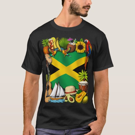 Jamaicaans Erfgoed T-shirt (Voorkant)
