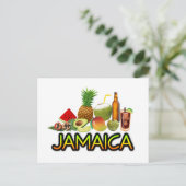 Jamaicaans eten briefkaart (Staand voorkant)