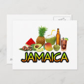 Jamaicaans eten briefkaart (Voorkant / Achterkant)