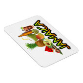 Jamaicaans eten magneet (Rechterzijde)