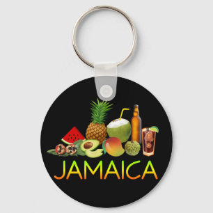 Jamaicaans eten sleutelhanger
