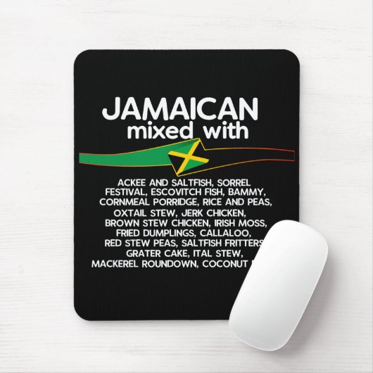 Jamaicaans gemengd met Jamaica trots Muismat (Met muis)