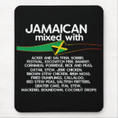 Jamaicaans gemengd met Jamaica trots Muismat (Voorkant)